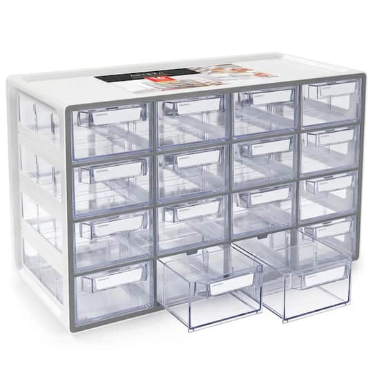 Arteza® Gray Drawer Stackable Storage Cabinet